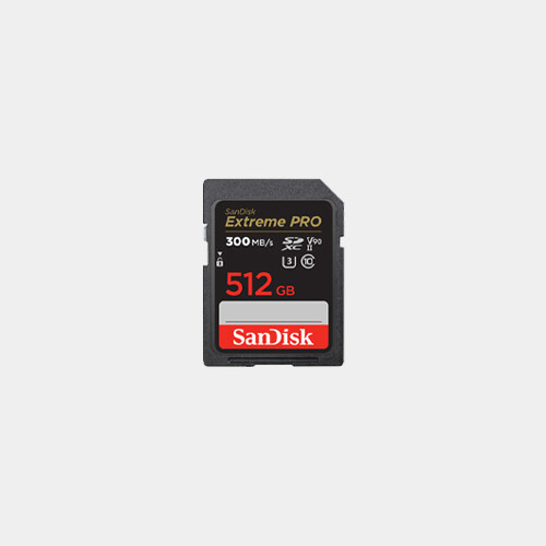 Sandisk 512GB Extreme PRO SDXC UHS-II